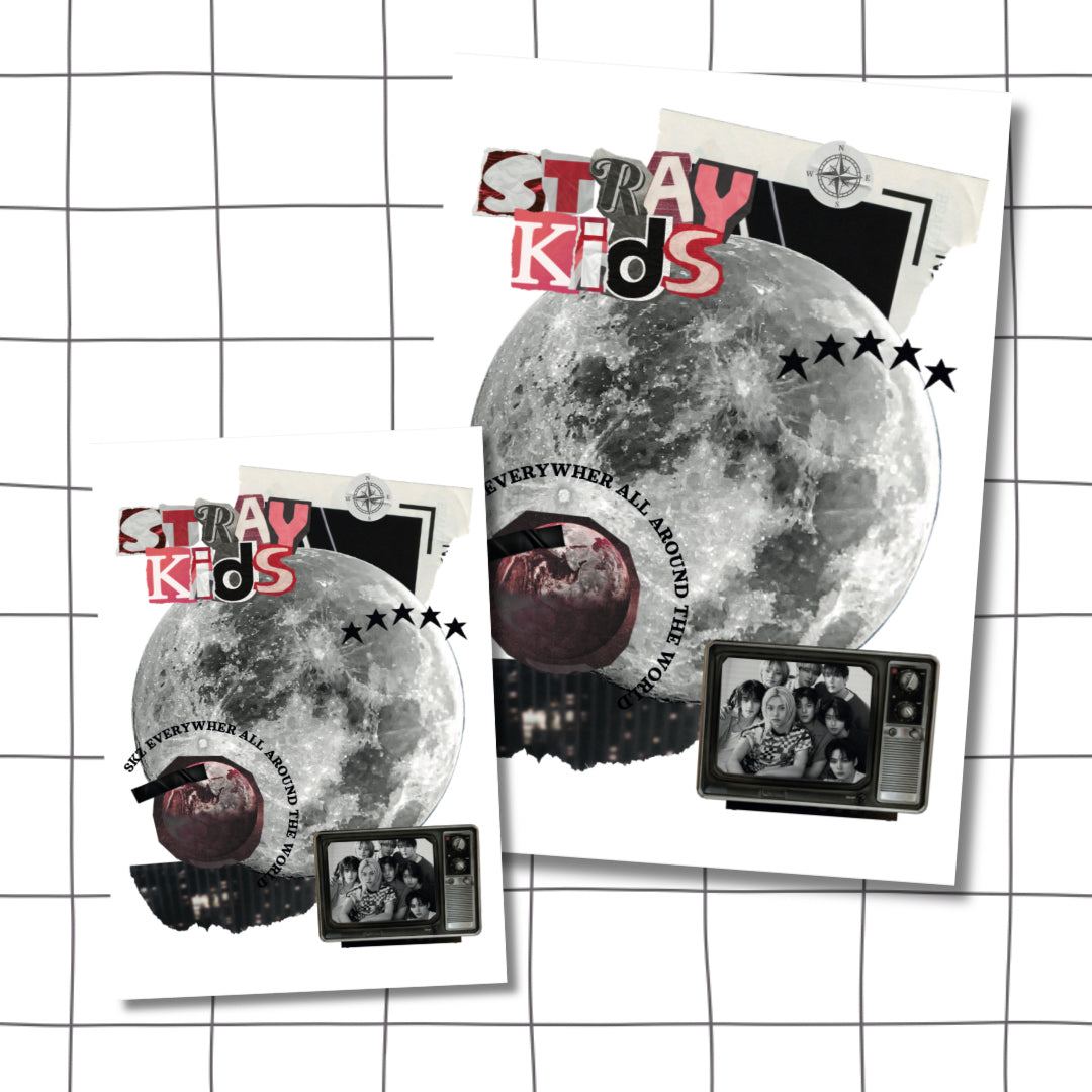 POSTER - STRAYKIDS AROUND THE MOON