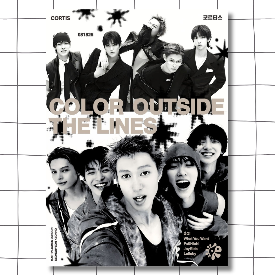 POSTER - CORTIS COLOR OUTSIDE THE LINE
