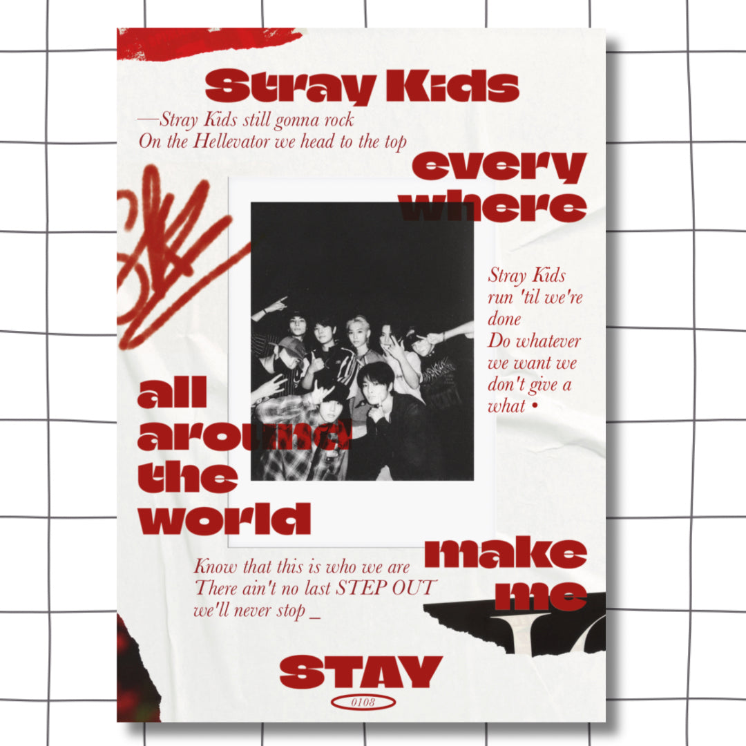 POSTER - STRAYKIDS LYRICS