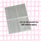 Recharge pochettes classeur (x10)