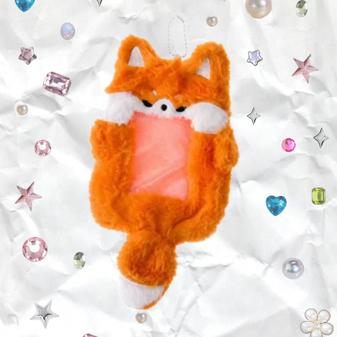 Photocard Holder - Peluche Fourrure Renard