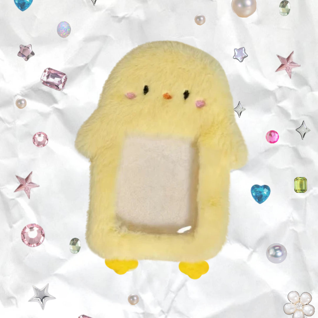 Photocard Holder - Peluche Fourrure Poussin