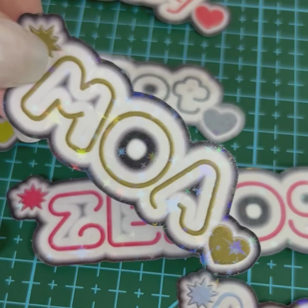 STICKERS FANDOM HOLOGRAPHIQUE